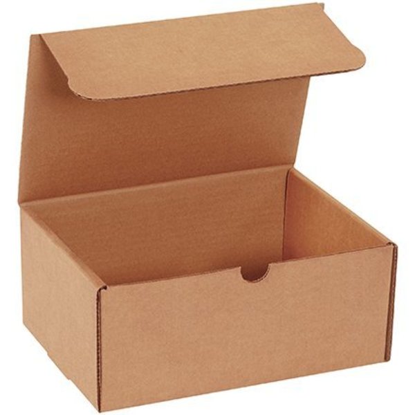 Box Packaging Corrugated Literature Mailers, 9"L x 6-1/2"W x 4"H, Kraft M964K